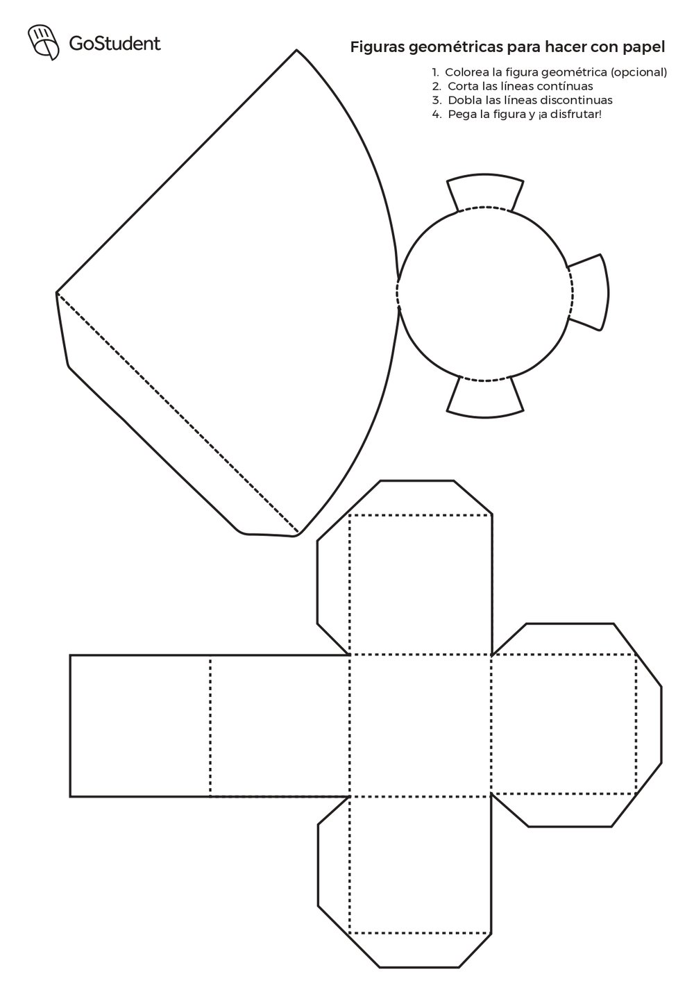 figuras-geometricas-de-papel-en-3d-cono-cubo