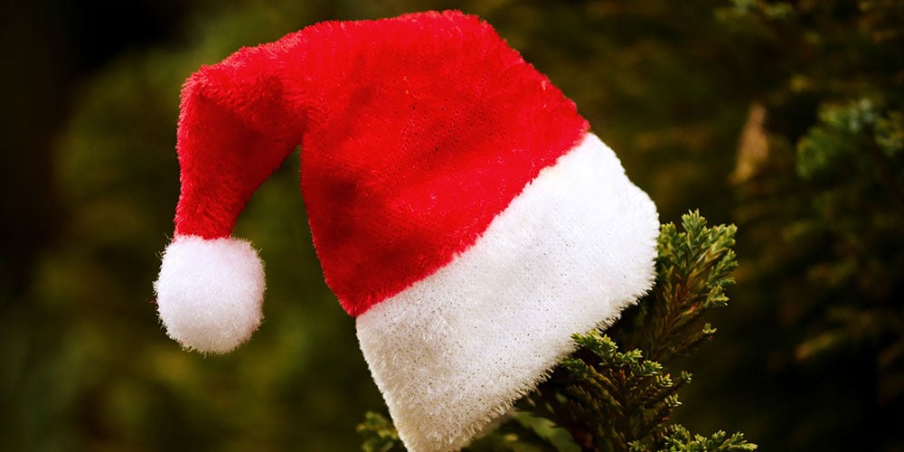 Santa-hat-tree-christmas