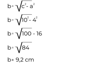 Satz des Pythagoras_Kathete berechnen_Formel