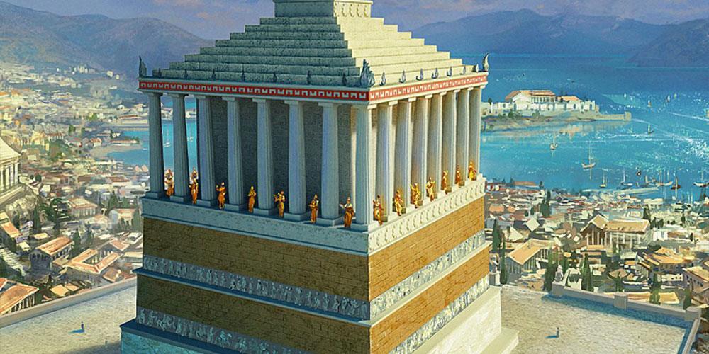 7 weltwunder der antike: Mausoleum von Halikarnassos